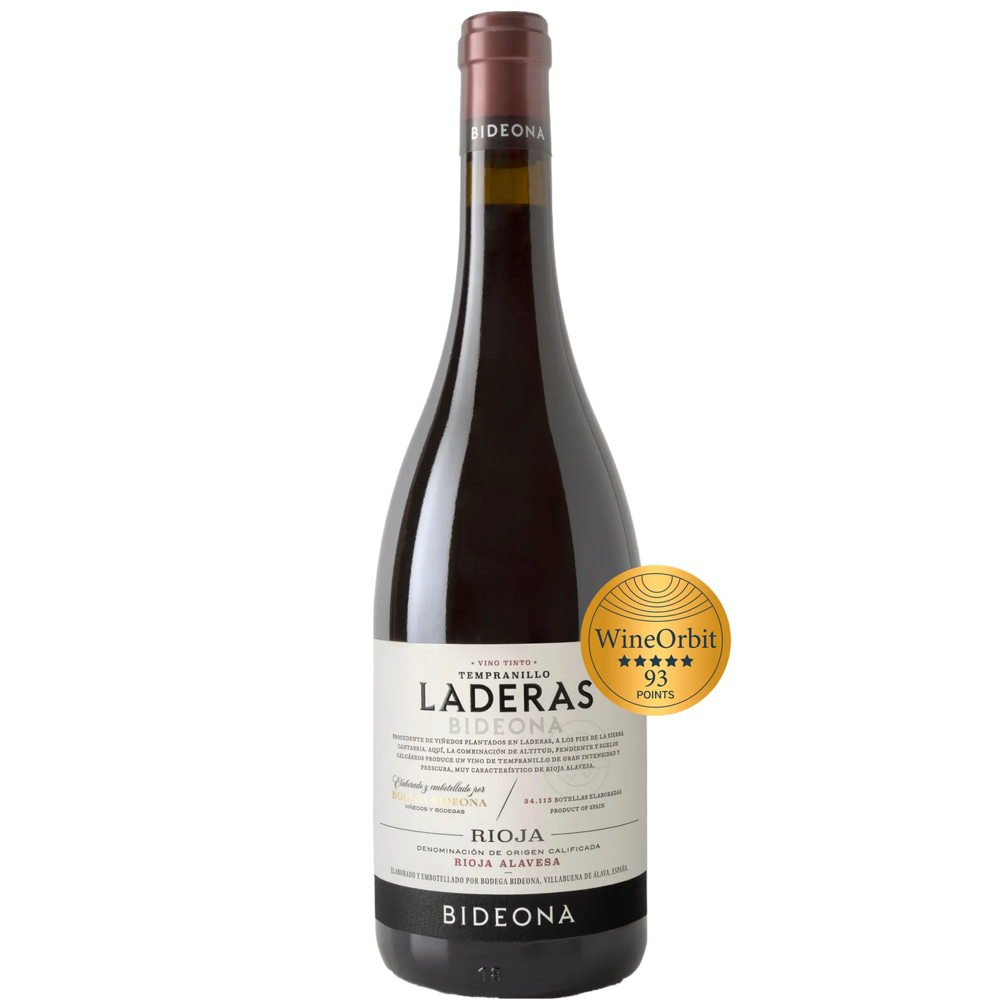 Bideona Laderas Tempranillo Rioja Alavesa 2022