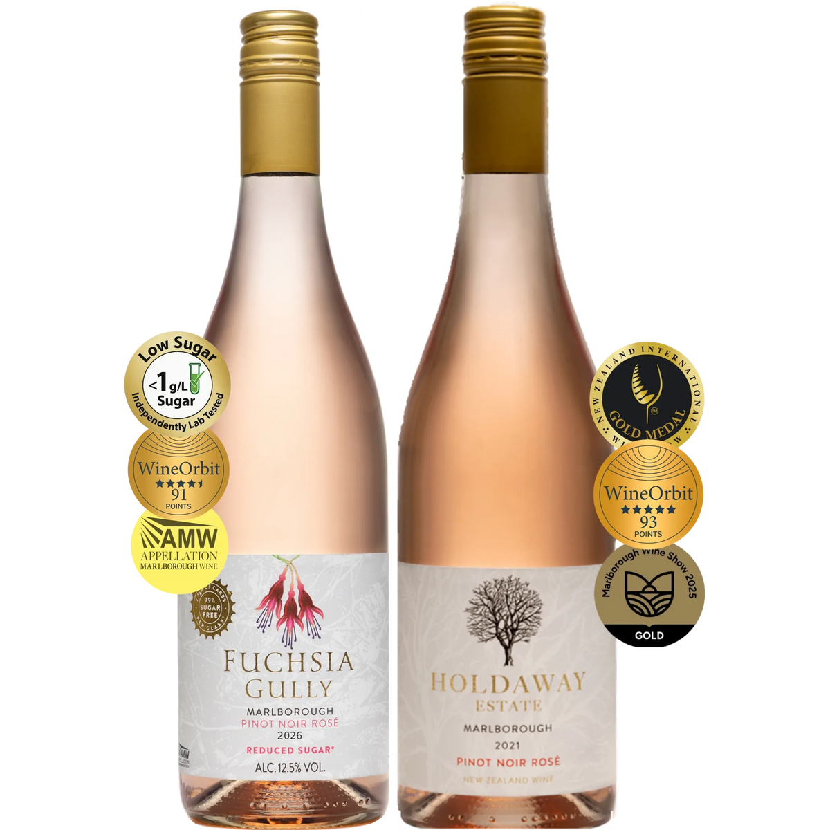 Rose Mixed Case - Holdaway Estate and Fuchsia Gully