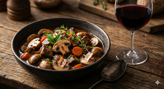 Low-Carb Beef Bourguignon