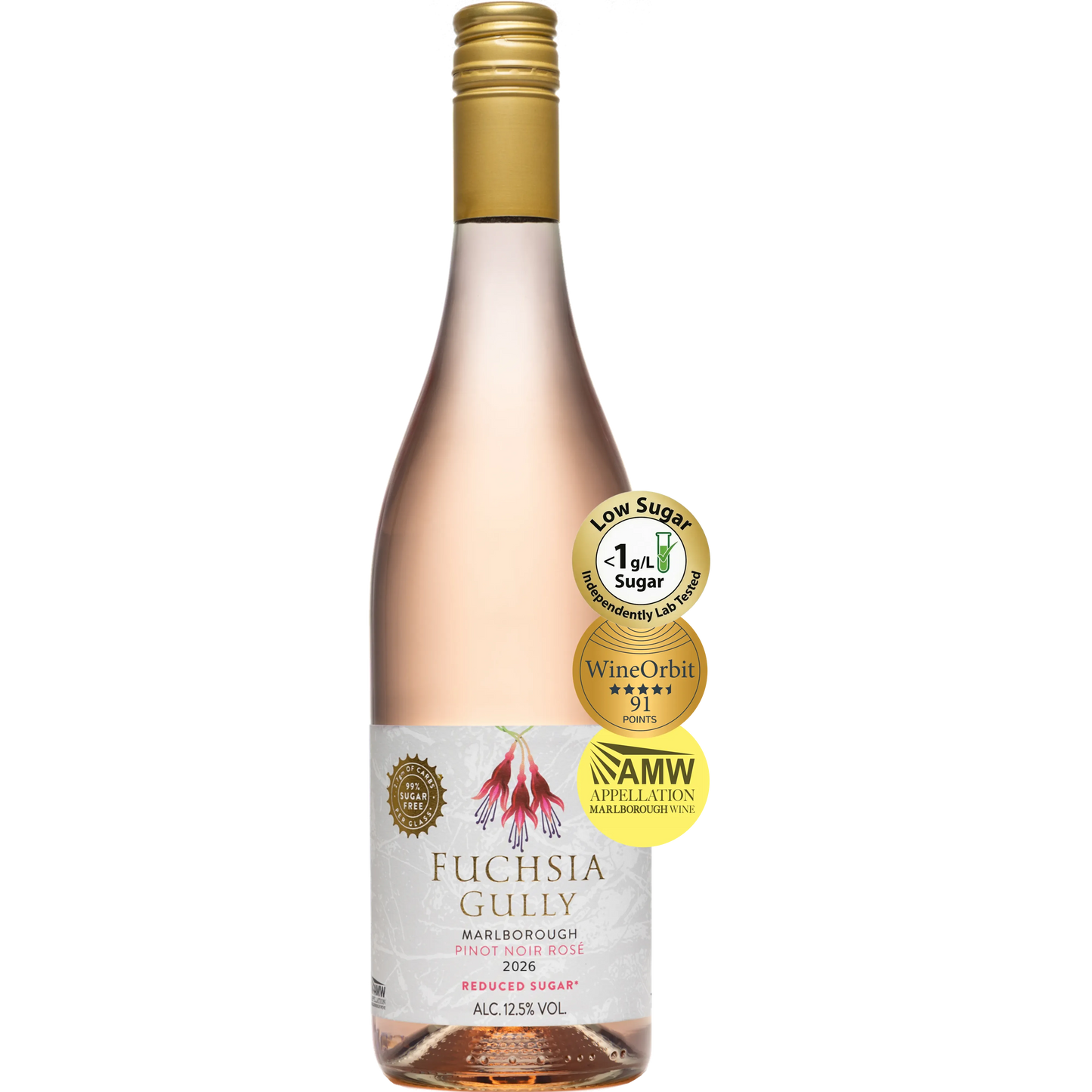 Fuchsia Gully Reduced Sugar Marlborough Pinot Noir Rose 2026