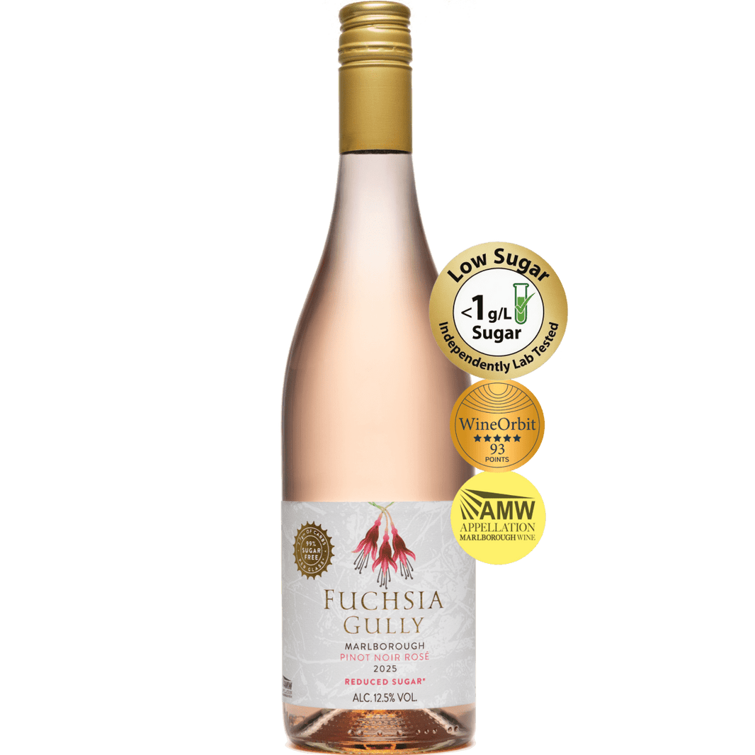 Fuchsia Gully Reduced Sugar Marlborough Pinot Noir Rose 2025