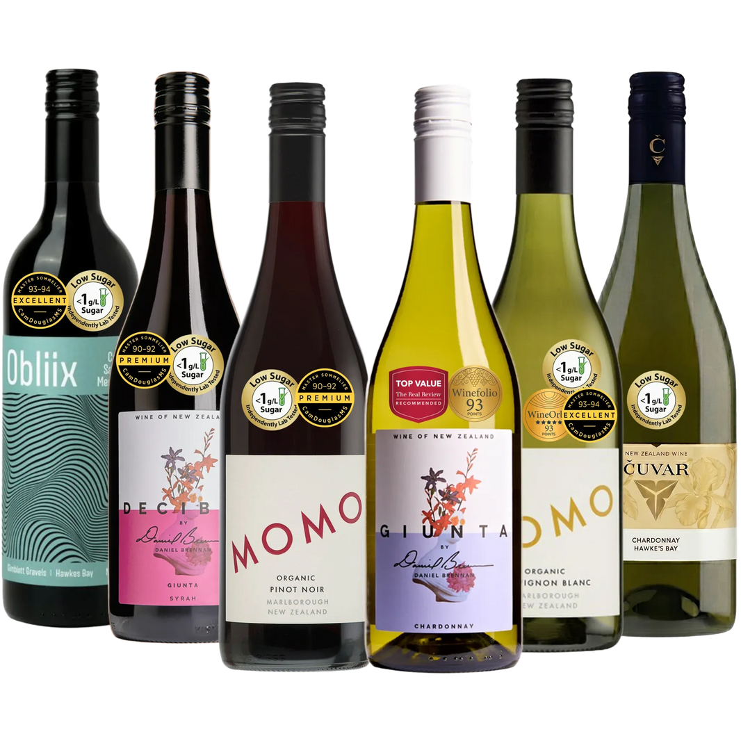 Lower Sugar Red and White Wines - Mixed Pack
